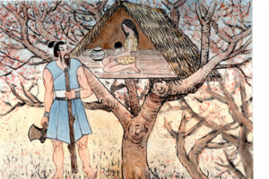 Thần thoại thời Thượng cổ (P.5): Hữu Sào thị dựng cây làm nhà, Toại Nhân thị dùng gỗ đánh lửa