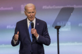 Tổng thống Joe Biden diễn thuyết trong Hội nghị thượng đỉnh Quốc gia về Những cộng đồng An toàn hơn tại Đại học Hartford ở West Hartford, Conneticut, hôm 16/06/2023. (Ảnh: John Moore/Getty Images)