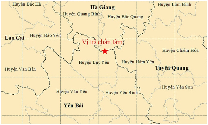Yên Bái động đất 3.5 độ, người dân Tuyên Quang, Hà Giang cảm nhận rõ rung chấn
