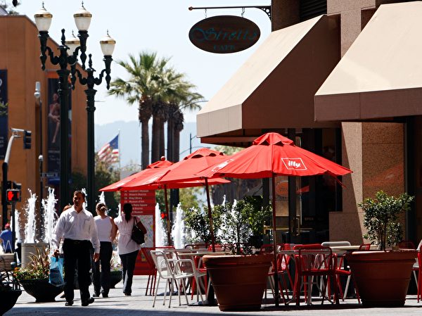 Một góc của một nhà hàng ở California (Ảnh: Justin Sullivan/Getty Images)