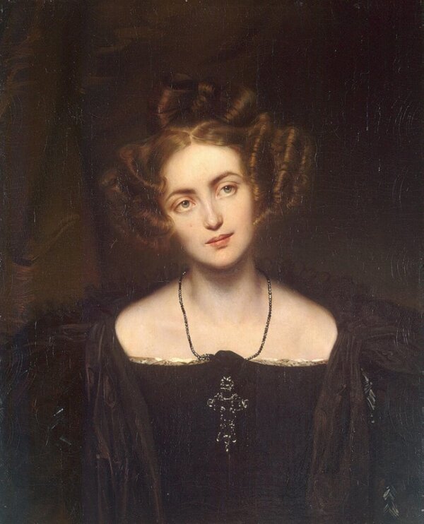 Bức chân dung bà Henriette Sontag (1806–1854), giọng nữ cao coloratura (coloratura soprano) người Đức, được khắc họa ở đây trong trang phục nhân vật Donna Anna, trong vở opera “Don Giovanni” của Mozart. (Ảnh: Tư liệu công cộng)
