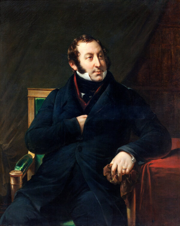 Bức chân dung nhà soạn nhạc Rossini, do họa sỹ Hortense Haudebourt-Lescot vẽ tại Paris năm 1828. (Ảnh: Tư liệu công cộng)