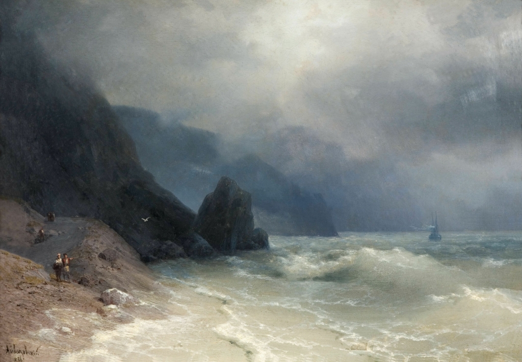 Bức tranh “Sea ​​Coast” (Bờ Biển), năm 1886. (Ảnh: Tư liệu công cộng)