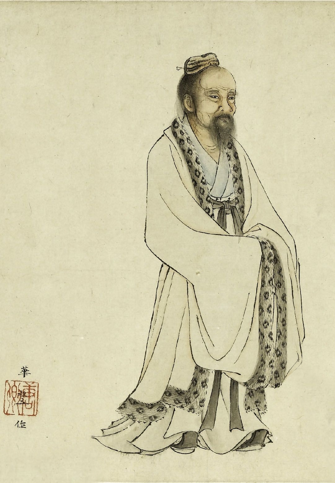 Tranh “Zhuangzi From the Book of Ten Sons” (Trang Tử trong Thập Tử Thư) của tác giả Hoa Tổ Lập (Hua Zuli) triều nhà Nguyên. (Ảnh: Tư liệu công cộng)
