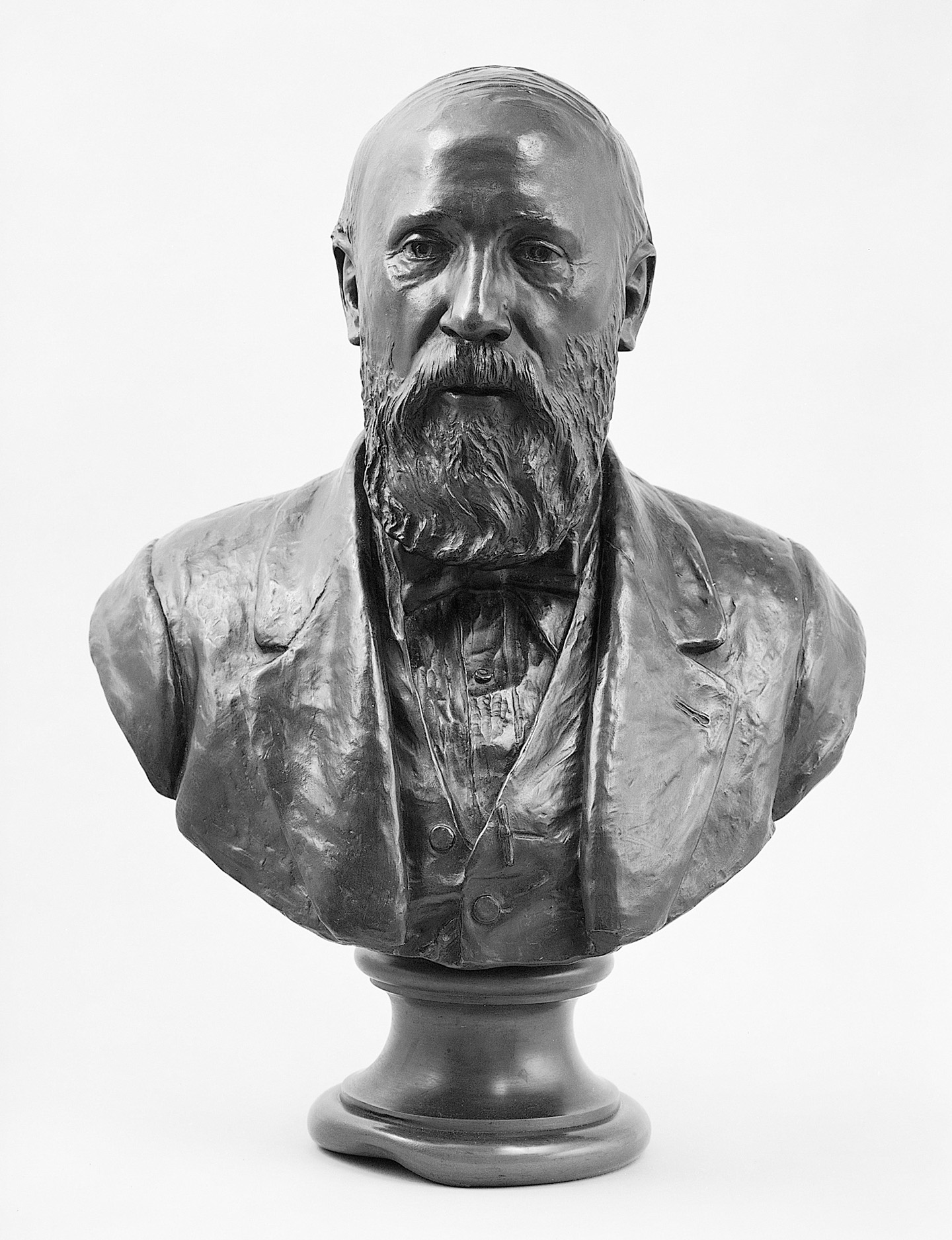 Bức tượng bán thân của ông Auguste Pottier, tác giả: điêu khắc gia Louis Amateis, năm 1884. Chất liệu: đồng, được hãng đồ đồng Henry-Bonnard đúc. Bảo tàng Nghệ thuật Metropolitan, thành phố New York. (Ảnh: Tư liệu công cộng)