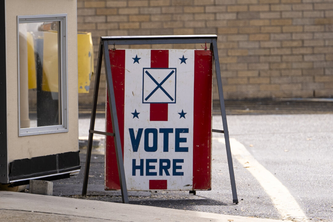 Một địa điểm bỏ phiếu trong cuộc bầu cử sơ bộ ở Cape May, New Jersey, hôm 04/06/2024. (Ảnh: Madalina Vasiliu/The Epoch Times)