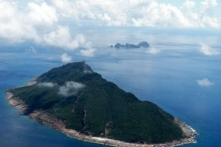 Hình ảnh đảo Điếu Ngư. (Ảnh: Jiji Press/AFP)