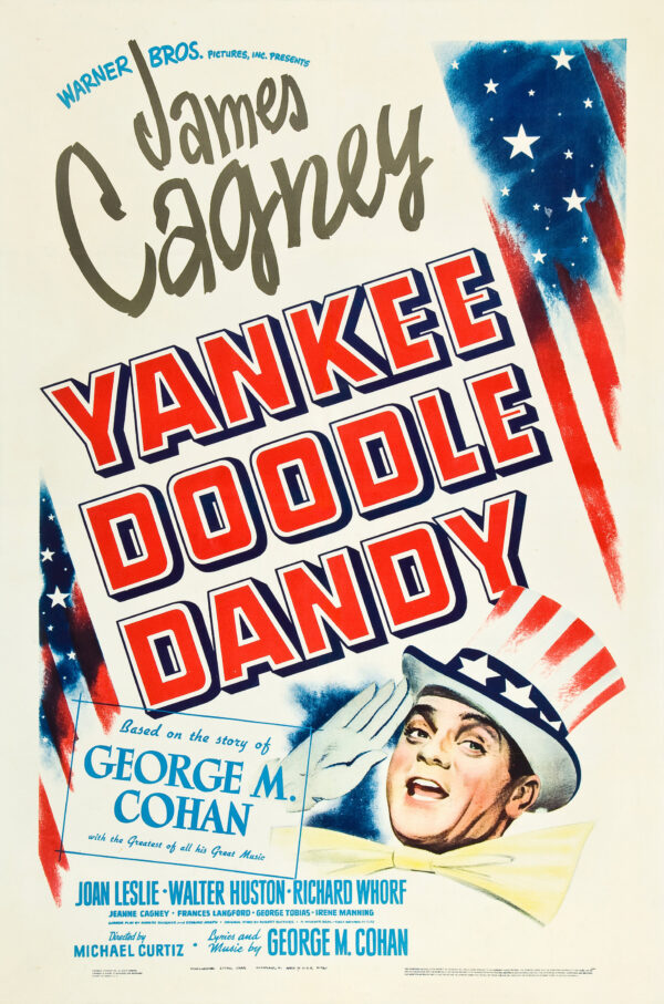 Bích chương quảng cáo bộ phim nhạc kịch “Yankee Doodle Dandy” (năm 1942) với nhiều bài hát thể hiện lòng ái quốc. (Ảnh: Tư liệu công cộng)