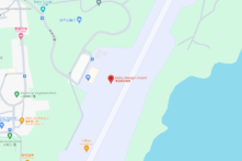 Ảnh chụp màn hình từ Google Maps cho thấy vị trí của Phi trường Mã Tổ Nam Can ở Đài Loan.