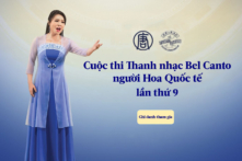 Cuộc thi Thanh nhạc Bel Canto người Hoa Quốc tế lần thứ 9 do Đài truyền hình NTD tổ chức sẽ diễn ra vào tháng 09/2024. (Ảnh chụp màn hình từ vocal.ntdtv.com)