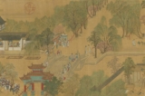 Tranh cuộn “Thanh minh dịch giản đồ” của Trương Trạch Đoan, thời Tống. (Ảnh: Bảo tàng Cố Cung Quốc gia)
