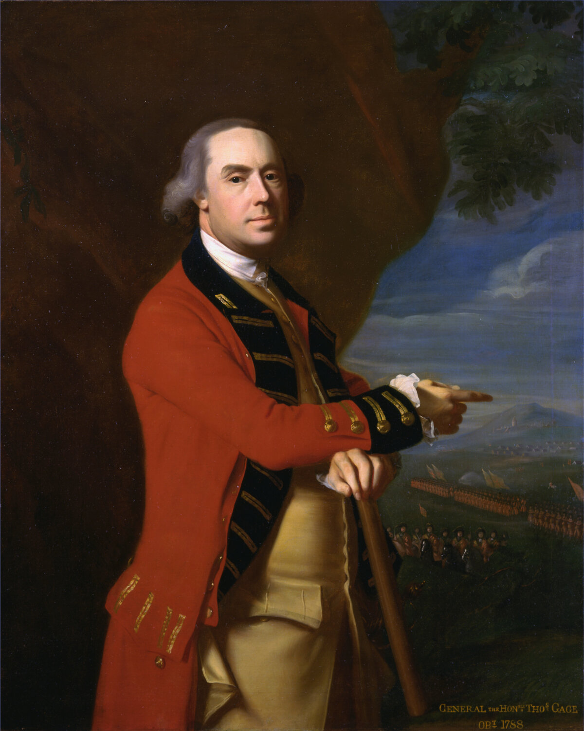 Tướng Thomas Gage, 1788, họa sỹ John Singleton Copley. (Ảnh: Tư liệu công cộng)