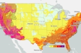 Một bản đồ Hoa Kỳ hiển thị các khuyến cáo về nắng nóng có hiệu lực đối với Bờ Tây trong hôm thứ Sáu, ngày 05/07/2024. (Ảnh: Trang web Heat.gov của Cơ quan Thời tiết Quốc gia)