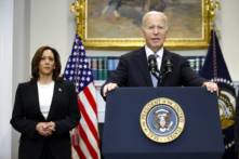 Tổng thống Joe Biden đưa ra nhận định về vụ ám sát ứng cử viên tổng thống Đảng Cộng Hòa cựu Tổng thống Donald Trump tại Tòa Bạch Ốc hôm 14/07/2024. (Ảnh: Kevin Dietsch/Getty Images)