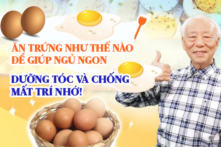 Trung y cho rằng rằng thực phẩm là thuốc. Trứng dường như là một loại thuốc tự nhiên, có thể giúp ngủ ngon, bảo vệ tóc, gan và dạ dày, chống lại chứng mất trí nhớ, v.v. (Ảnh: Bác sỹ Trung y Hồ Nãi Văn khai giảng/The Epoch Times)